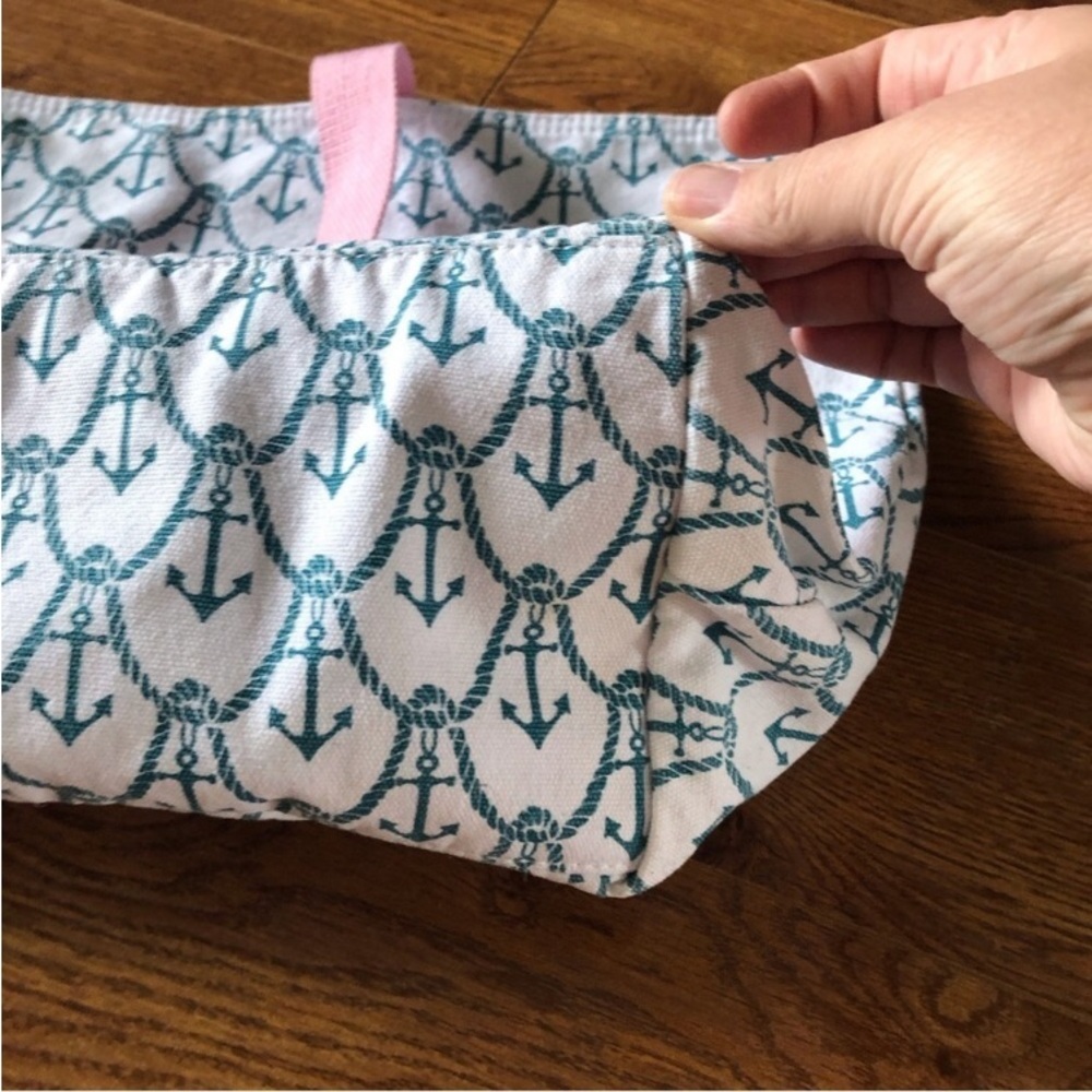 Large Anchor canvas tote bag